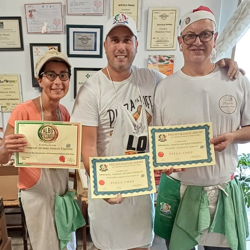 Corso per pizzaiolo da 8 settimane con i Maestri della PIA