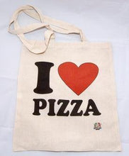 Carica l&#39;immagine nel visualizzatore di Gallery, Shopper cotone I love Pizza - piashoponline