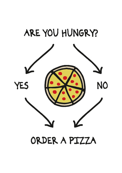 T-Shirt Order Pizza - piashoponline