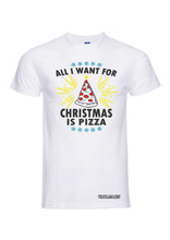 Carica l&#39;immagine nel visualizzatore di Gallery, T-Shirt All I Want for Christmas is Pizza - piashoponline