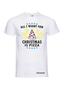 T-Shirt All I Want for Christmas is Pizza - piashoponline