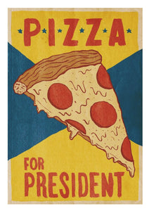 T-Shirt Pizza for President - piashoponline