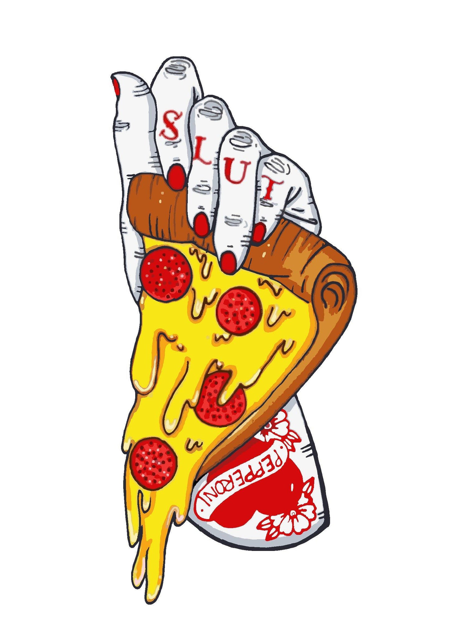 T-Shirt Slut Pizza - piashoponline