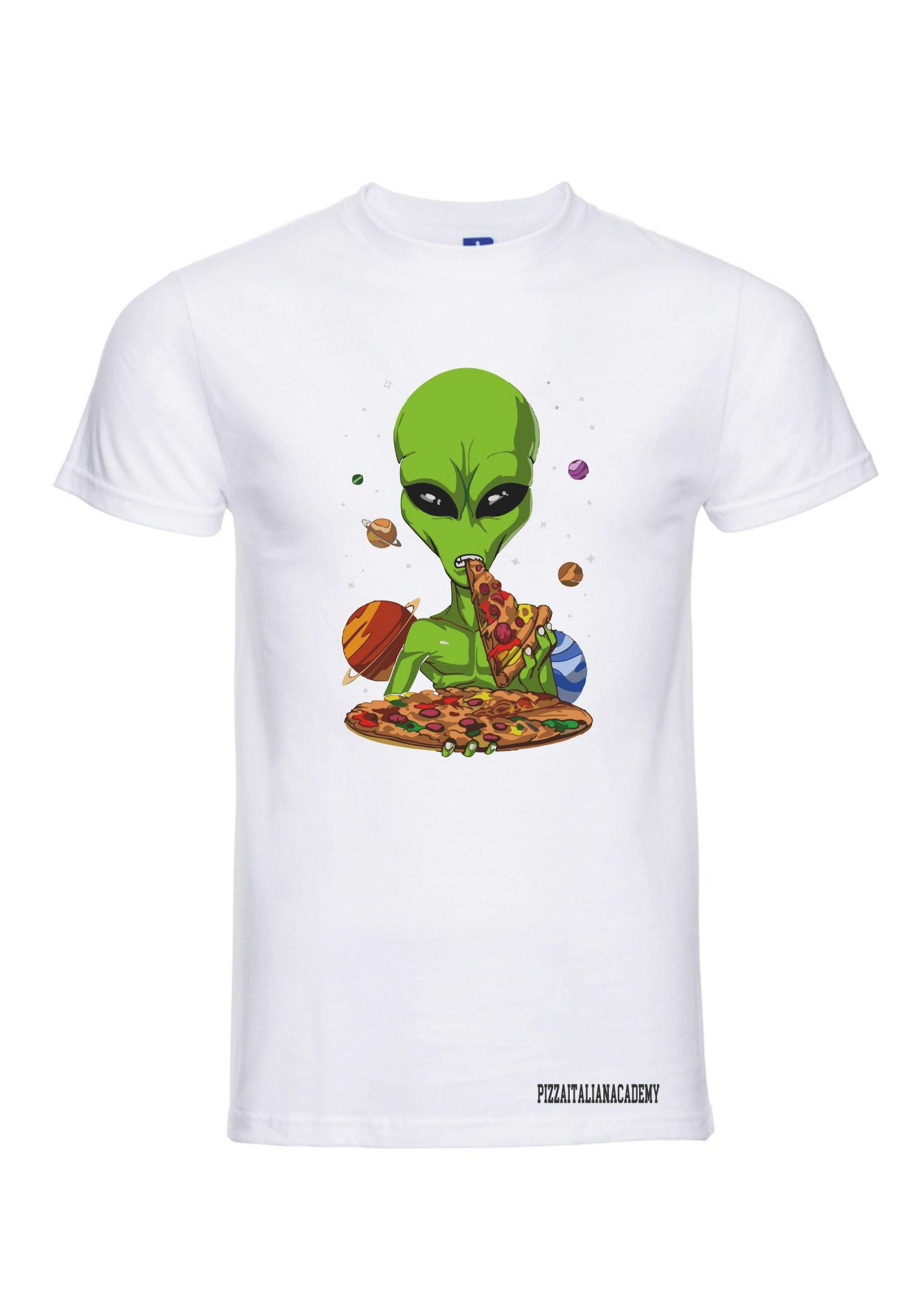 T-Shirt Pizza Alien - piashoponline