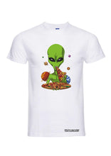 Carica l&#39;immagine nel visualizzatore di Gallery, T-Shirt Pizza Alien - piashoponline