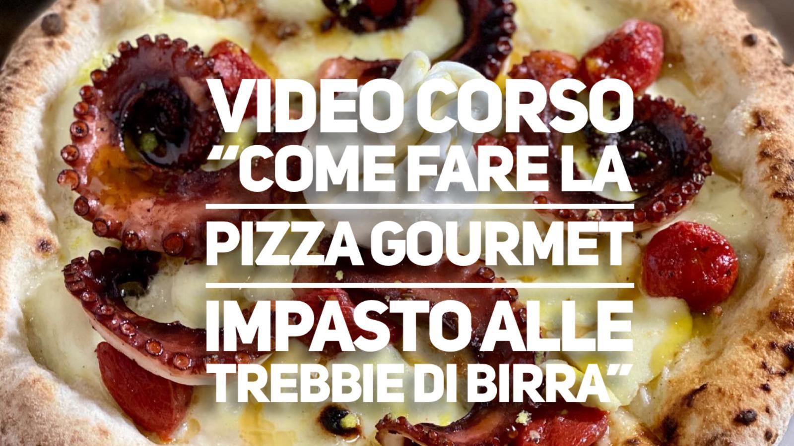 Come fare la pizza gourmet con impasto alle trebbie di birra - piashoponline