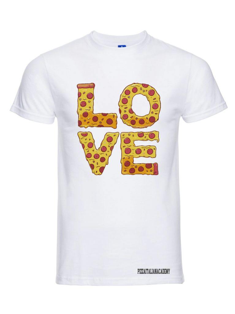 T-Shirt Love Pizza - piashoponline