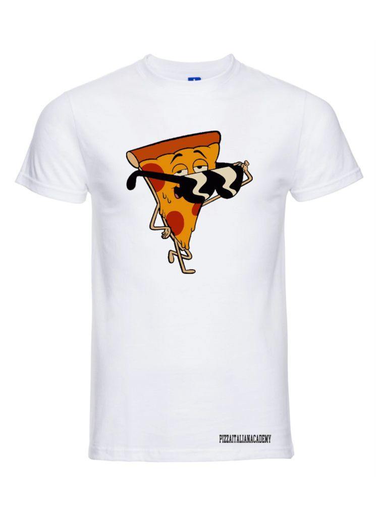 T-Shirt Pizza with Glasses - piashoponline