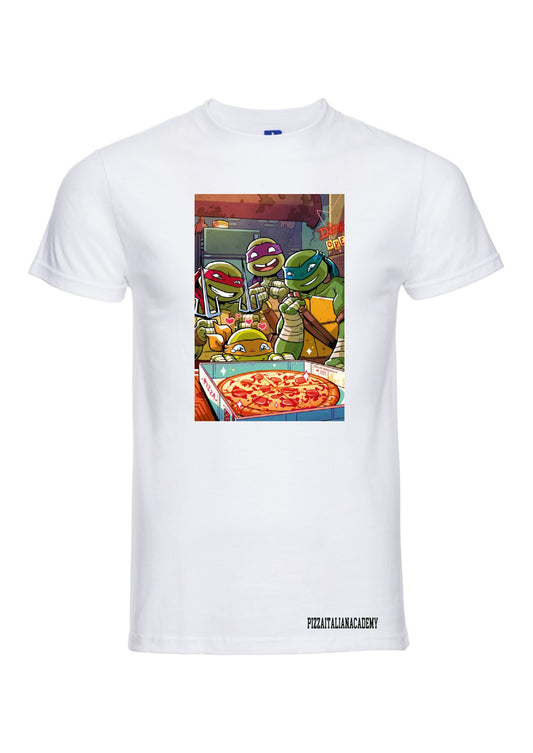 T-Shirt Tartaruga e pizza